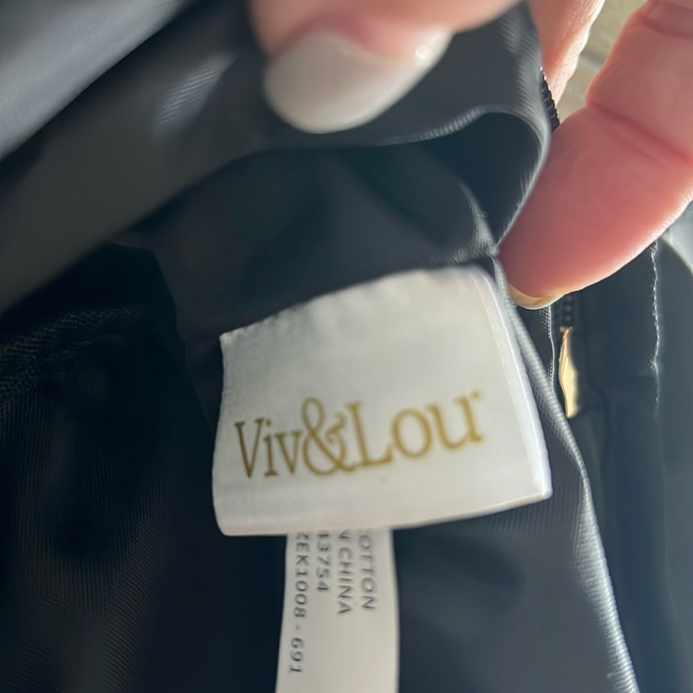 Viv&Lou cosmetic bag in black camo